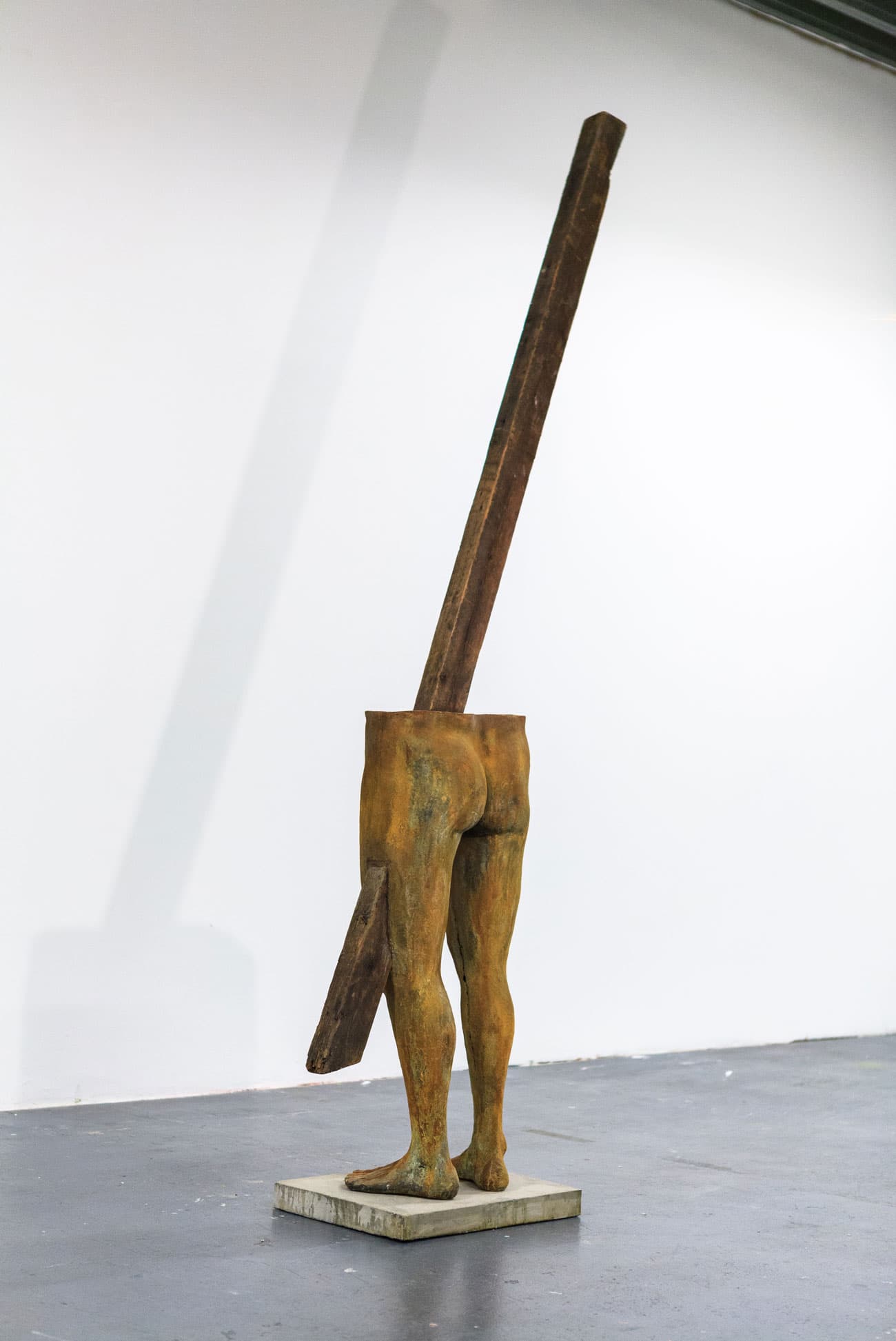 A Man on a Pavement Block (2015)